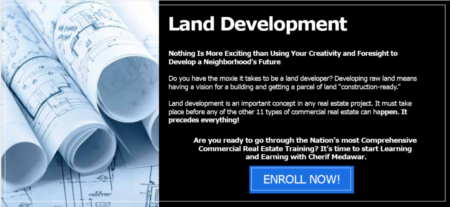 Land development courses Land development training